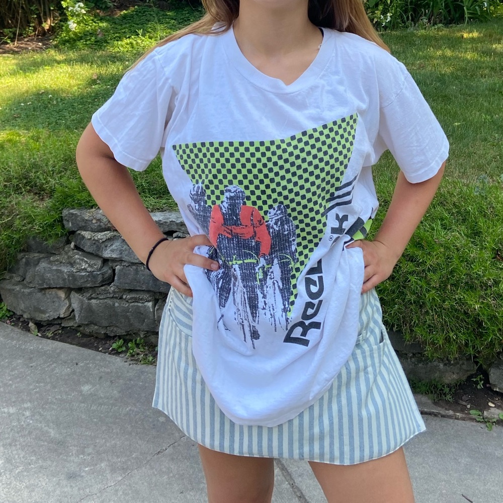 Vintage Reebok cycling shirt